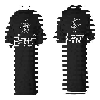 Fun EMc^2方程式 物理学 相対性 アトムロゴ EMc2 Tシャツ - Kawaiitshirt